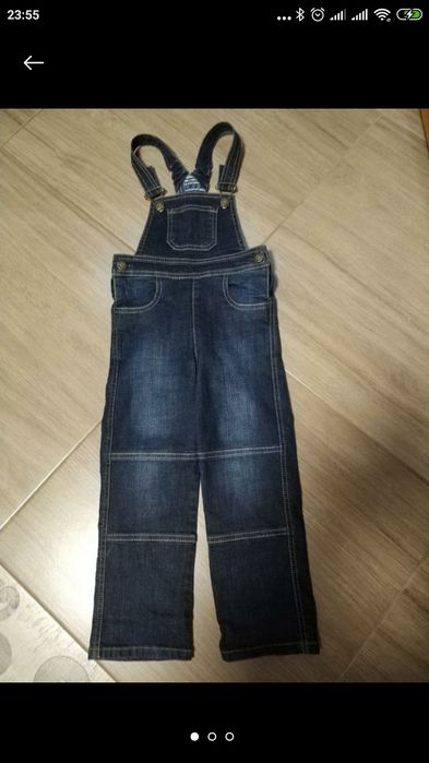 Джинсовый комбинезон