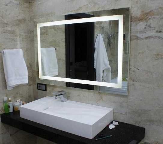 Дзеркало з LED-підсвіткою у ванну кімнату вологостійке!