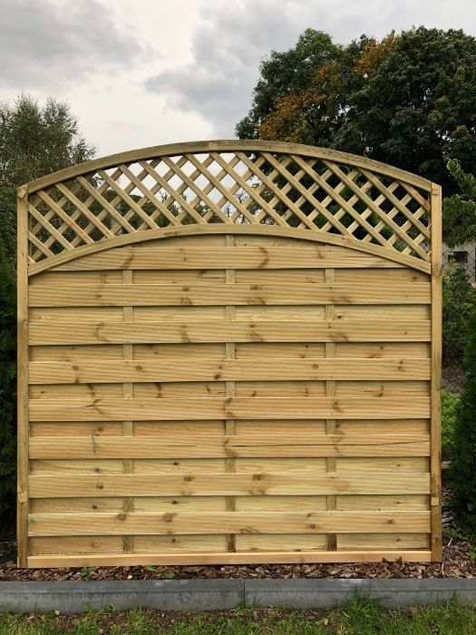 Solidna Pergola Płot Płoty Pergole 180x180 cm LUX08 Najlepsza Jakość