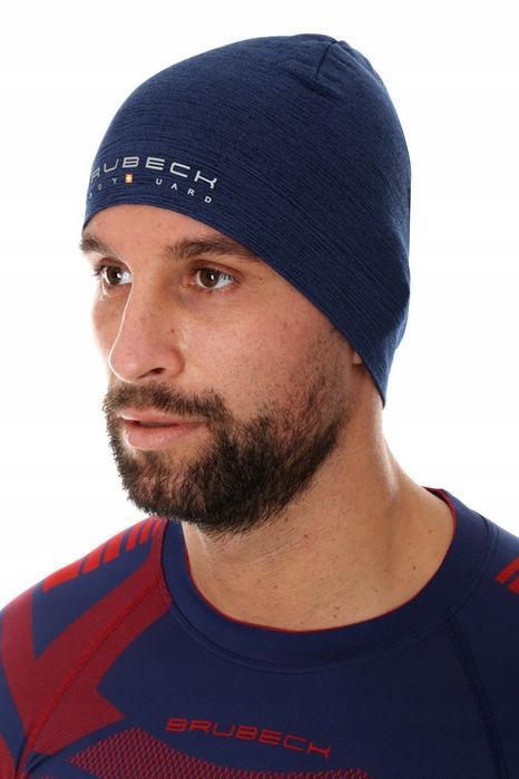 czapka termoaktywna wełniana merino brubeck s/m