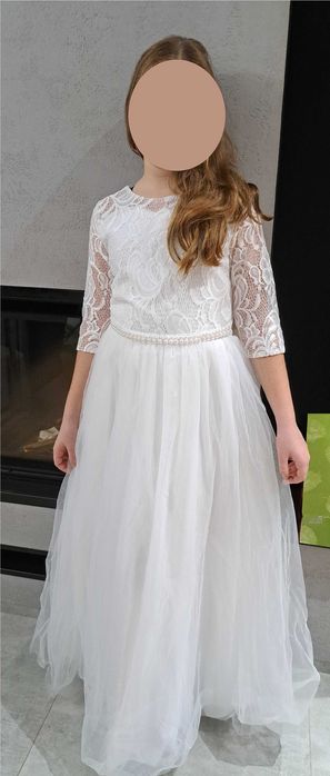 NOWA śliczna sukienka komunia, wesele r. 146 i 140