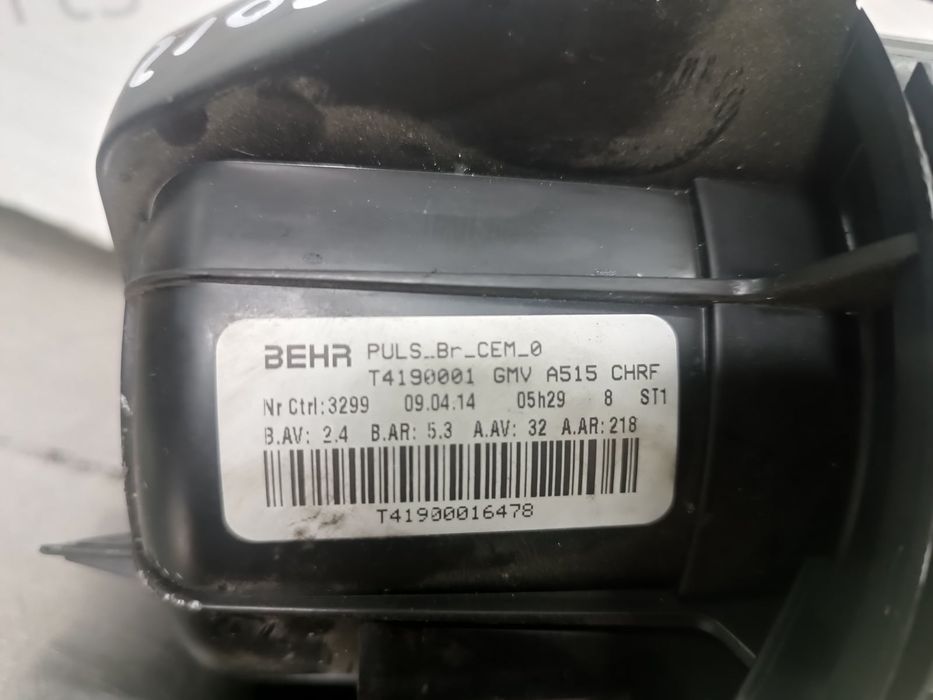 Motor da Chauffage / Sofagem CITROËN C3 II - T4190001