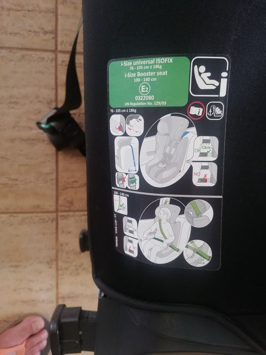 cadeira auto Auchan com Isofix