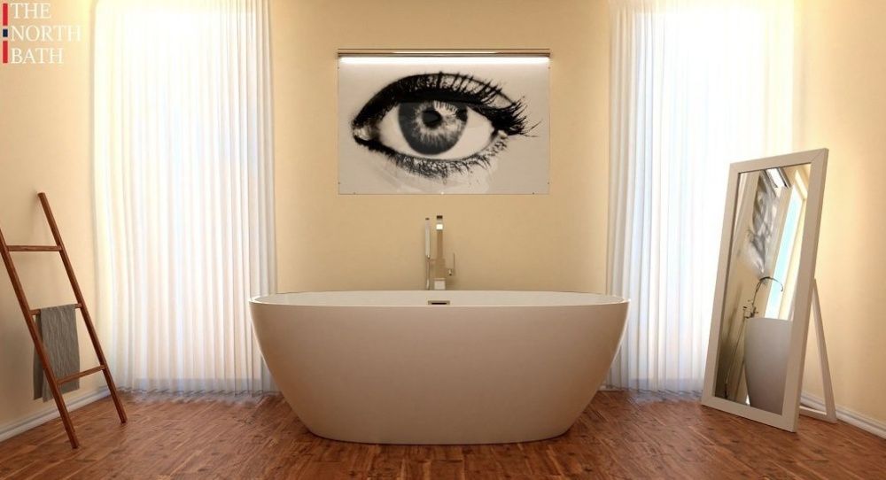 The North Bath Odin wanna wolnostojąca 170x85cm + Syfon Klik-klak