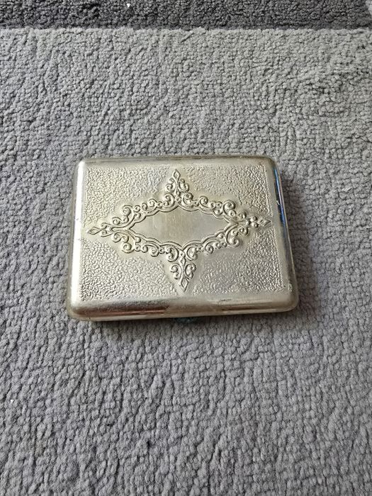 papierośnica prl ze srebra