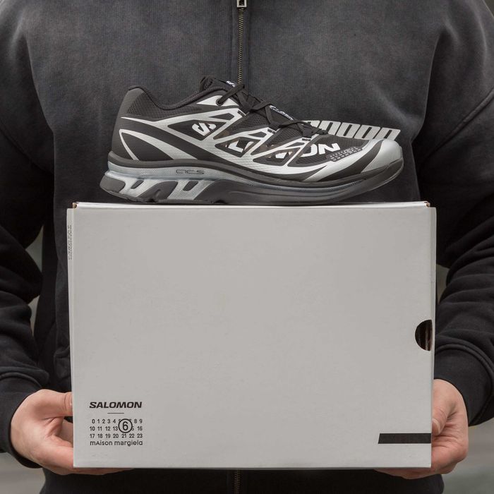 !АКЦІЯ! Кросівки Salomon XT-MM6 x Maison Margiela Black Silver