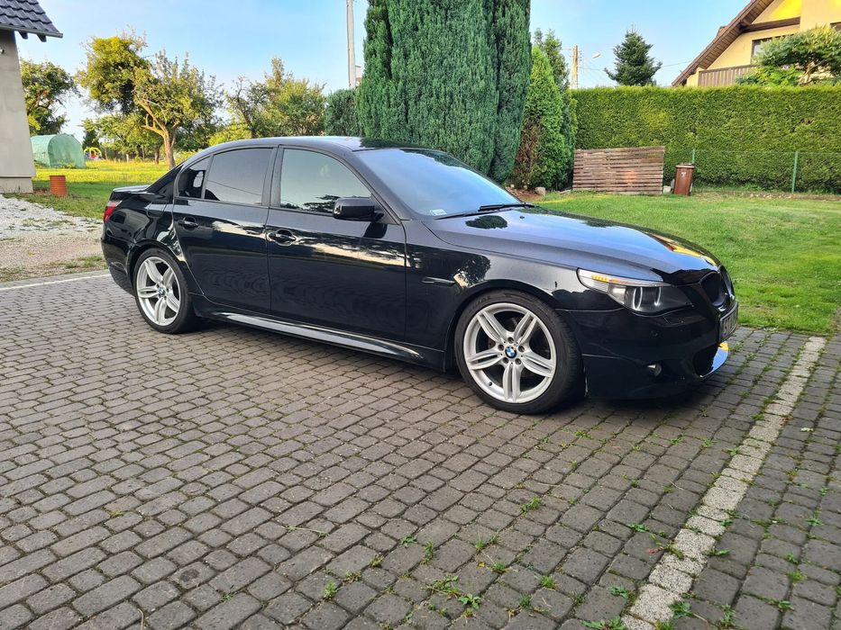 BMW Seria 5 BMW E60 3.0 e60 3.0d żeliwo, 2005r M-pakiet, Hi-fi, duża navi