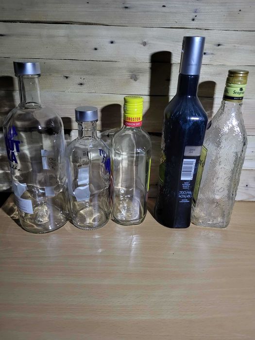 Butelki czyste umyte, na soki 0,5l/0,7l/1l