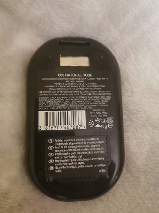 Max Factor Facefinity Compact podkład w kompakcie 003 Natural Rose