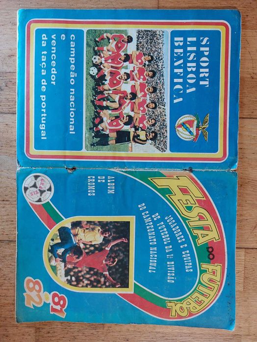 Caderneta de cromos "Festa do Futebol 81-82"  - Completa