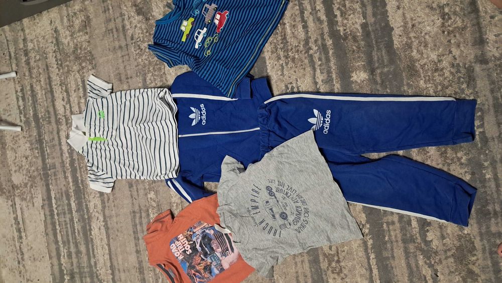 Пакет одягу на хлопчика 98-104см. 3-4р.штани,кафти,куртка,футболки