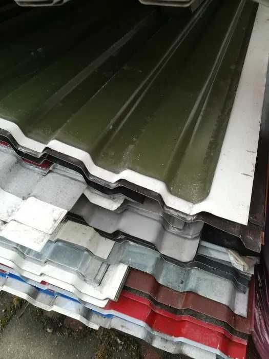 Blacha mix kolorów, różne szerokości, długości 2m