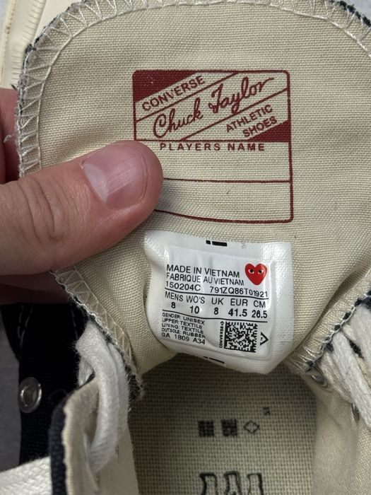 Converce X Play Comme des Garcons 42розмір all Star vans knu skool old