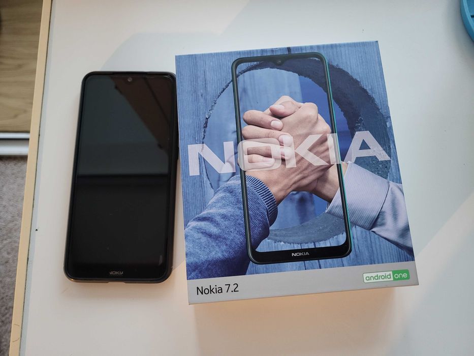 Смартфон 3 слота Nokia 7.2 4/64 Zeiss камера Ips экран Android one