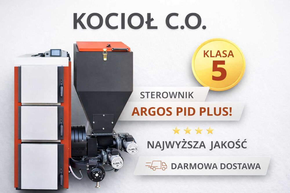 Piec na pellet TECHNIX PELL LUX 12 kW – nowoczesny, ekonomiczny kocioł od PRODUCENTA. Wysoka jakość i oszczędność!