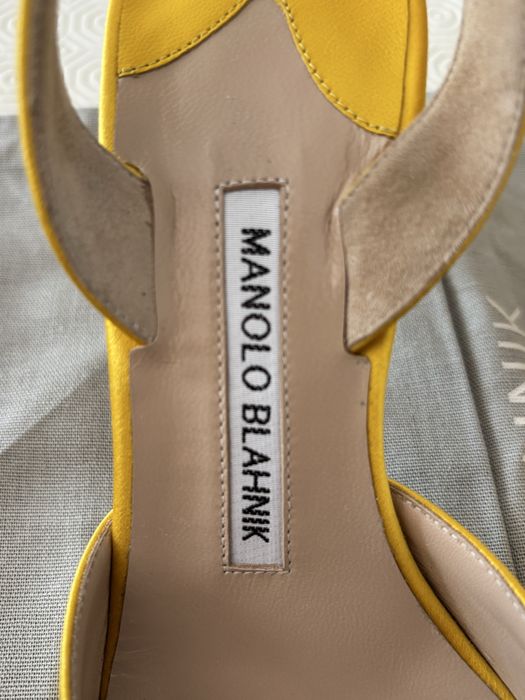 Manolo Blahnik sapatos salto