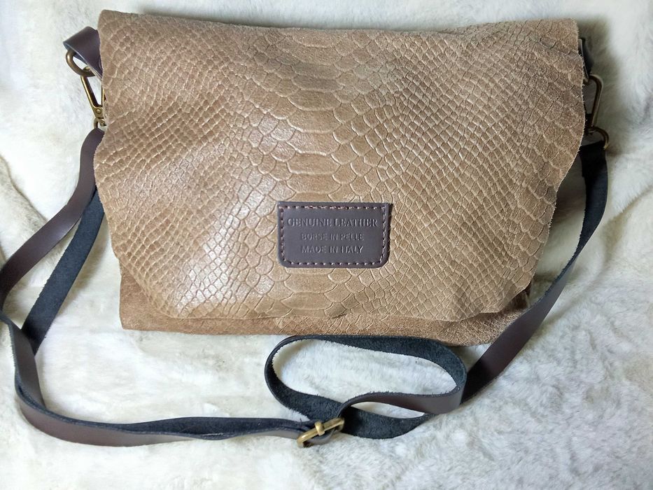 Bolsa em Pele The Genuine Leather Italy