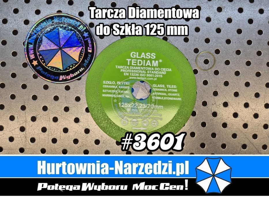 Tarcza diamentowa do szkła 125mm tarcza do gresu płytek ceramicznych