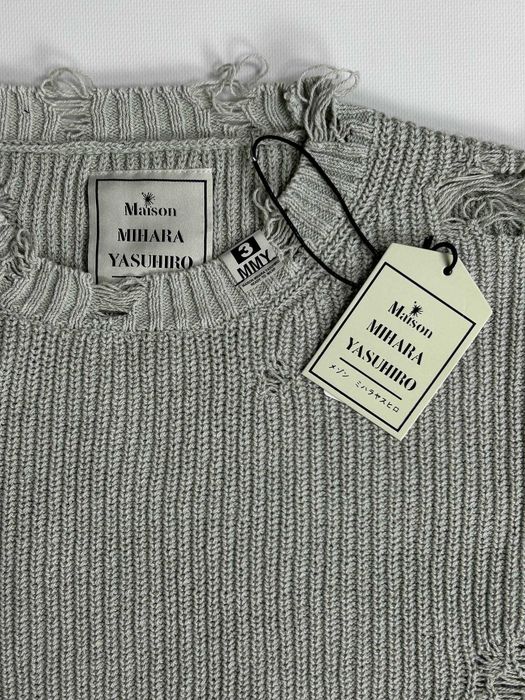 MAISON MIHARA YASUHIRO Distressed свитер свитшот Sweater светр кофта S