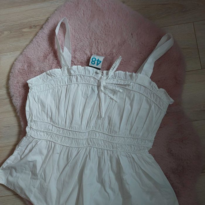 Nowa bawelniana gorsetowa bluzka na szelkach 4XL