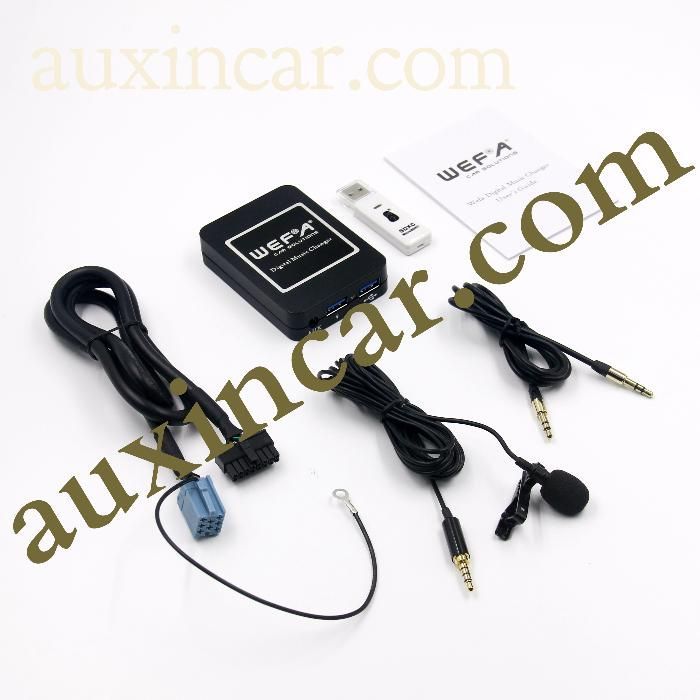 usb BT aux WEFA WF-606 BMW Toyota Lexus Audi Honda Mazda Subaru Рено
