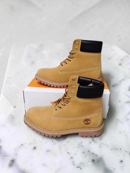 Buty zimowe męskie Timberland wheat wodoodporne nubukowe Rozmiar 42：26.5cm