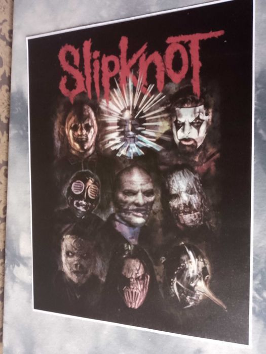 plakat na płótnie zespołu muzycznego slipknot
