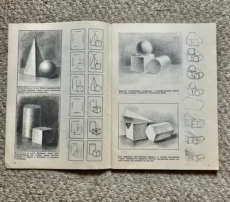 «Учитесь рисовать» Альбом для учащихся 6 класса. Н.Ф. Соломяный