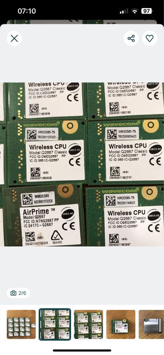 Placa Wireless pc Cpu Wavecom Q2687440102498851235841