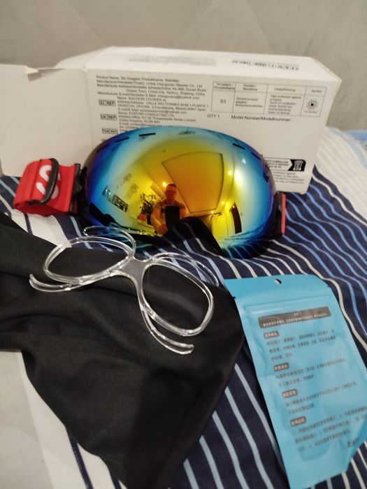 Google narciarskie snowboardowe lustrzanki