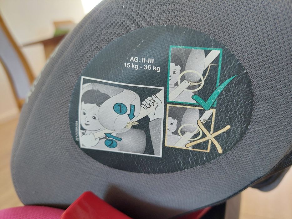 Fotelik samochodowy Kiddy 15-36 kg