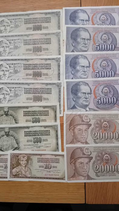 Sprzedam banknoty z Europy