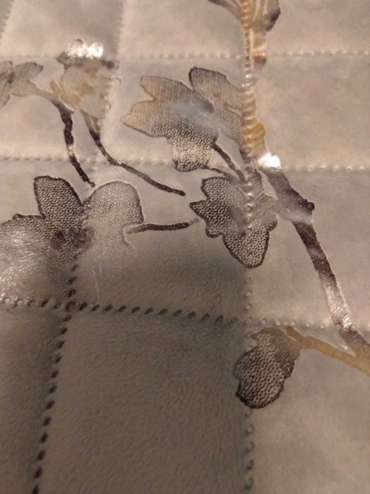 Narzuta 200x220 WELUROWA PIKOWANA w kwiaty BLINK5 + poszewki