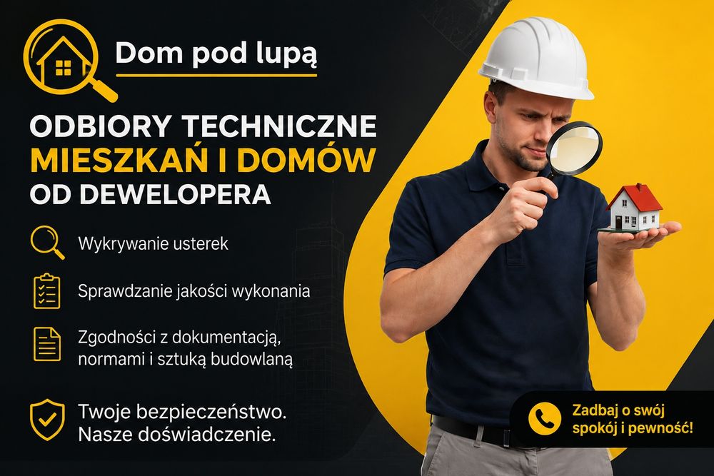 Odbiory techniczne mieszkań i domów od dewelopera. Kamera Termowizyjna
