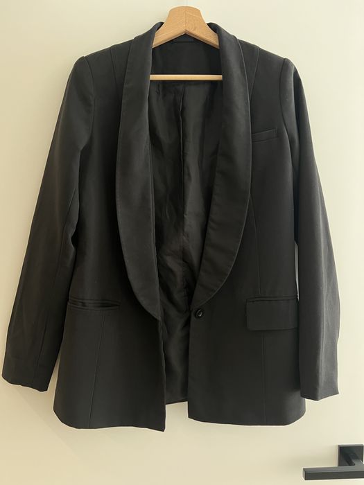 Czarna marynarka oversize jeden guzik 34 Cubus