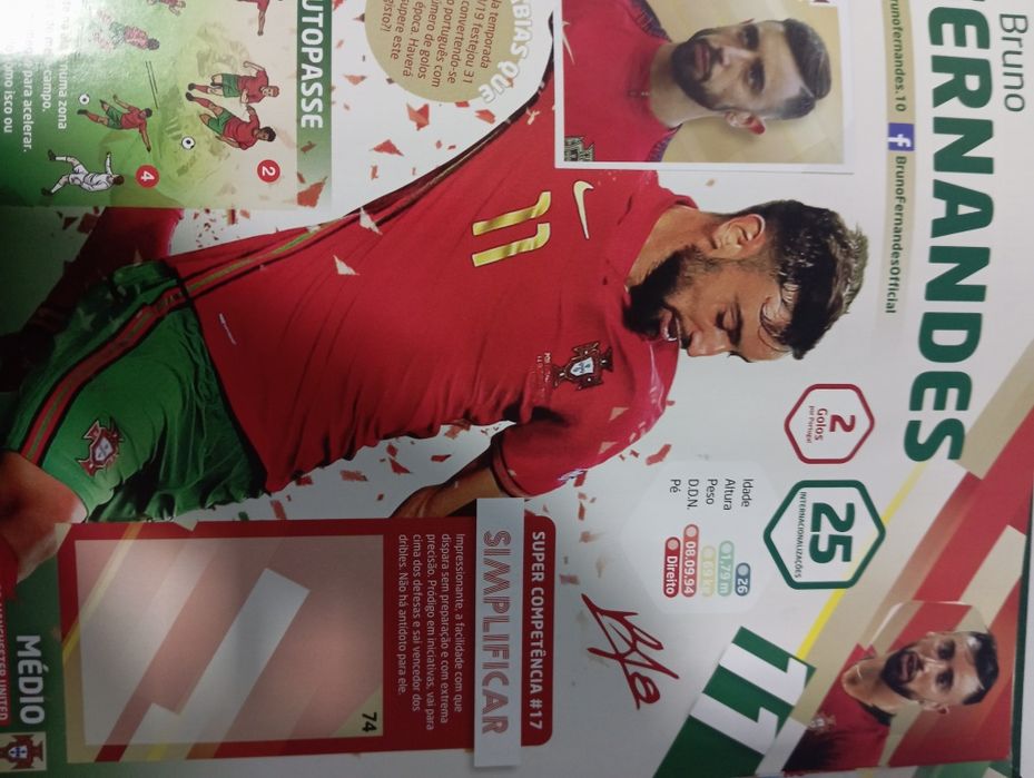 Cromos coleção fome de vencer 2021