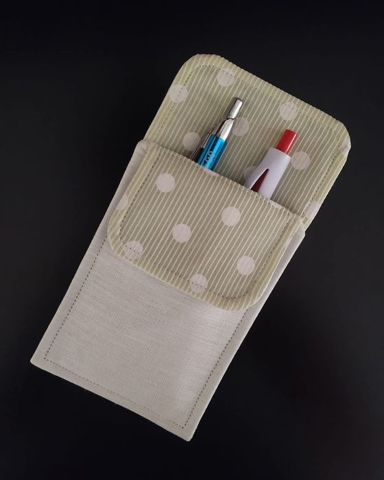 Porta canetas para bolso de bata