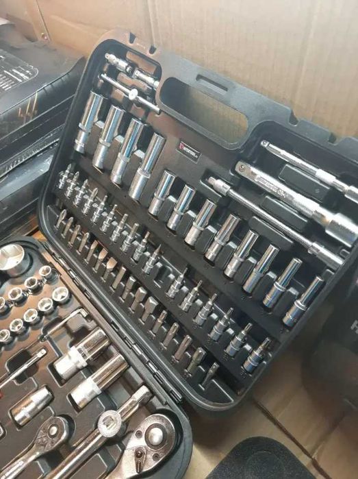 ТОП! Набір інструментів INTERTOOL STORM ET-8094 — 94 од., 1/2" + 1/4", Cr-V