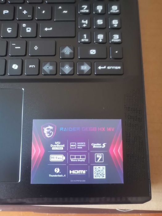 Portátil Gaming MSI Raider i9