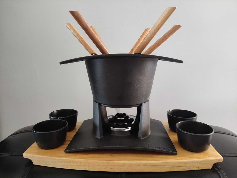 Fondue Le Creuset em ferro fundido