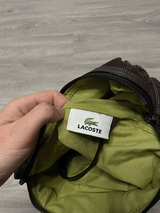 Сумка Lacoste вельветова