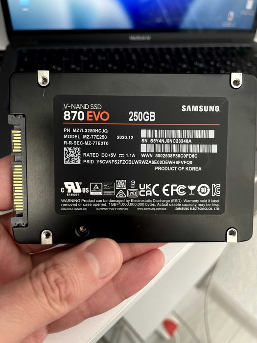 SSD 250gb Samsung EVO 870
