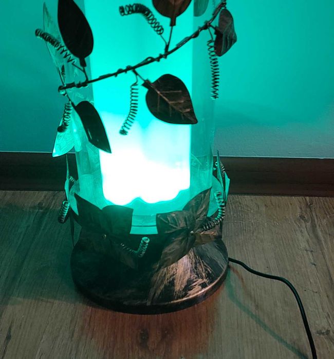 Lampka nocna, retro, LED RGB