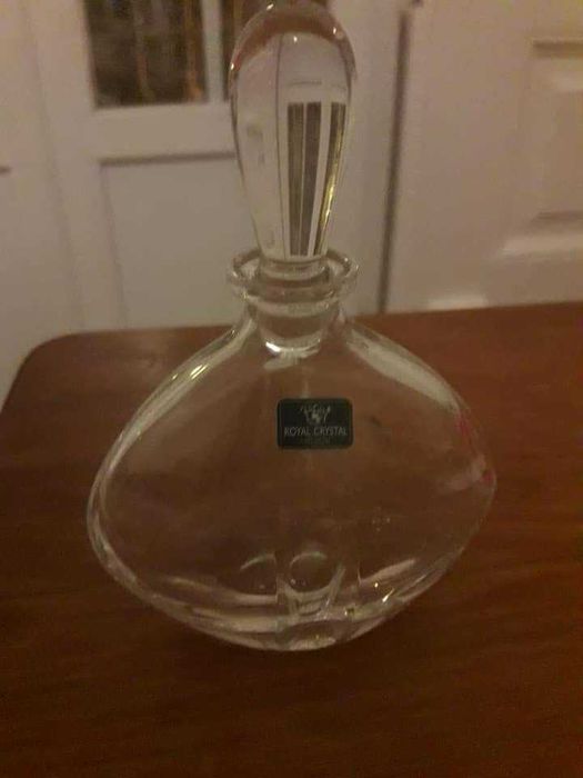Frasco de perfume em Cristal Atlantis - novo ainda embalado
