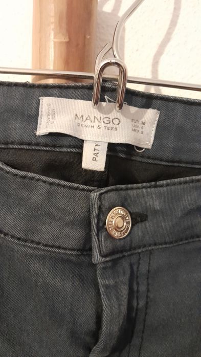 Calças Skinny Mango azuis