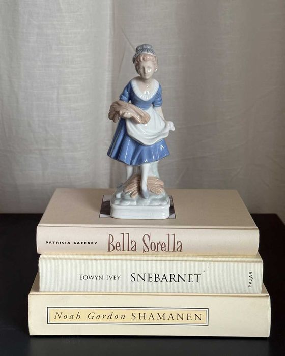 Vintage porcelanowa figurka Żniwiarka – prawdopodobnie Carl Scheidig