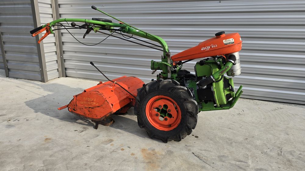 Traktorek agria 3400 glebogryzarka.