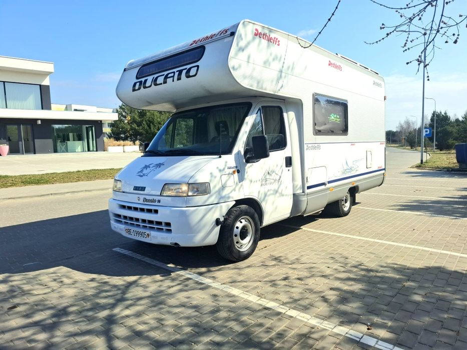 Fiat Ducato Kamper Dethleffs 2.8jtd long 125tkm Super stan Szwajcar