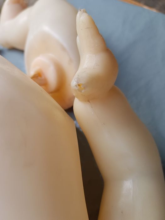 Кукла пупс СССР винтаж  , 40-50х годов , рост 44см.