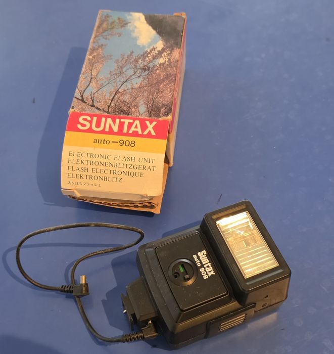 Flash vintage, com caixa